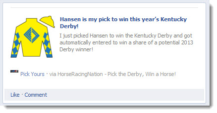 Pick The Derby on Facebook